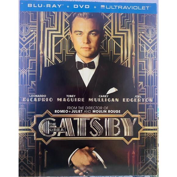 WB The Great Gatsby Film (Blu-ray, DVD + Ultraviolet 2013) Leonardo DiCaprio - Picture 1 of 2
